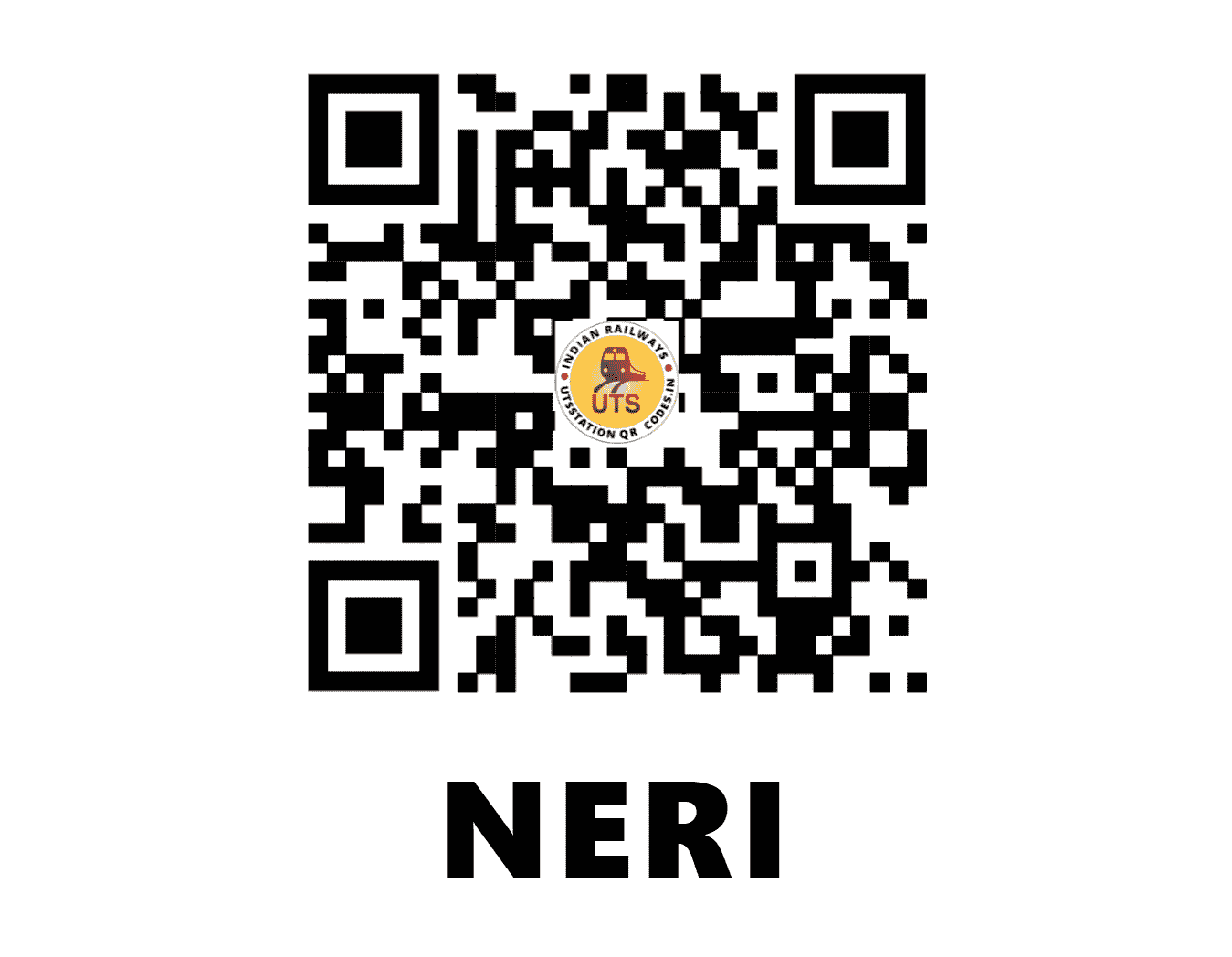 UTS QR Code for NERI - NERI (NR - UTTAR PRADESH)